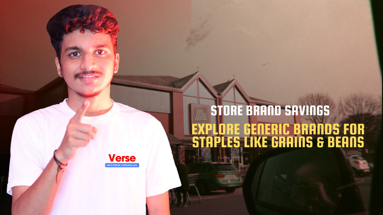 Store Brand Savings – Explore generic brands for staples like grains & beans