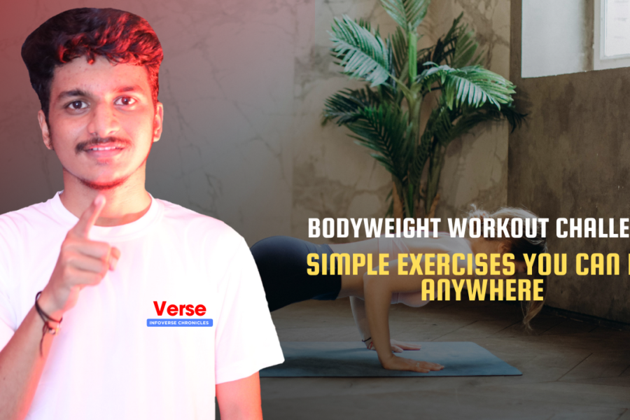 Bodyweight Workout Challenge – Simple exercises you can do anywhere